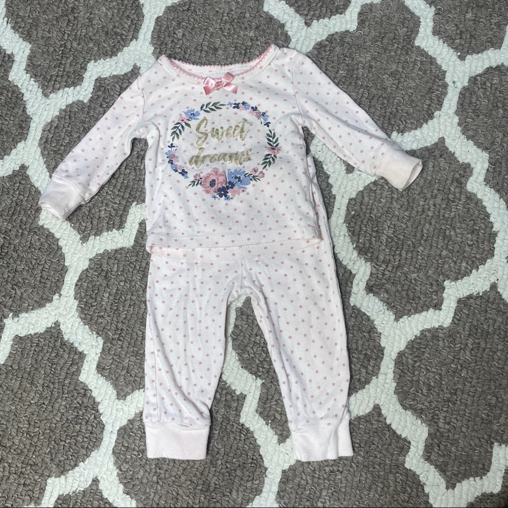 🌟5/10$🌟 polka dot matching top & pant set